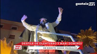 Desfile de Olentzero y Mari Domingi 2021 en Vitoria-Gasteiz