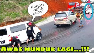 SOPIR HAMPIR PUTUS ASA!! PKJR  GREGETAN mobil susah menanjak || tanjakan GENTONG ||  EXTREME ROADS