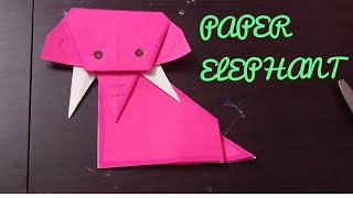 HOW TO MAKE PAPER ELEPHANT🐘/Origami Elephant #papercraft #origami #viral #shorts #trending