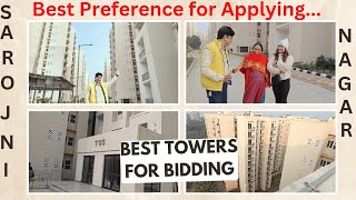 Sarojni Nagar Govt Redeveloped Type 2  Selected Best Towers and Flats Preferences | Full details