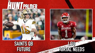 NFL Christmas Day Game Recap | LSU Transfer Portal Needs | The Hunt Palmer Show