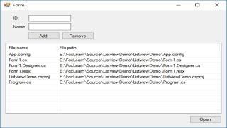 C# Tutorial - ListView Control | FoxLearn