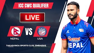 Nepal Vs Usa World Cup Qualifier Live | Nepal Vs Usa Scorecard Live | Nepal vs Usa Cricket Live