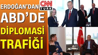 Netanyahu, Meloni, Elon Musk... Cumhurbaşkanı Erdoğan'dan ABD'de diplomasi trafiği!
