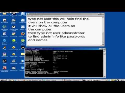 How to Find User Info and Change Password with CMD How to Find User Info and Change Password with CMD