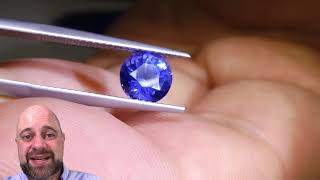 SOLD - 1.94 ct Blue Sapphire Round GIA Certified Sri Lanka - GIAS0021 1