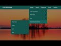 How To Make Responsive Drop Down Menu || HTML And CSS