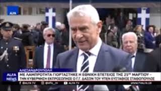 Δηλώσεις στην ΑΛΦΑ Τηλεόραση