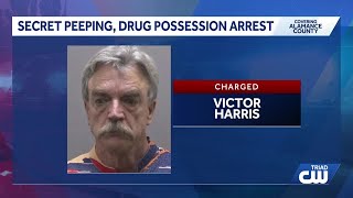 Alamance County man facing secret peeping, drug-related charges