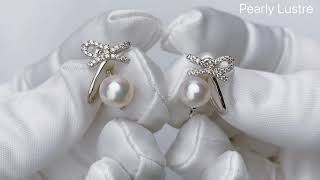 Pearly Lustre New Yorker Freshwater Pearl Earrings WE00189