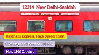 12314  New Delhi-Sealdah Rajdhani Express, High Speed Train