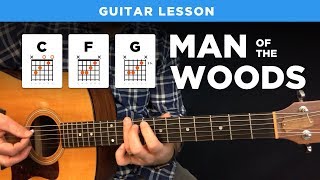🎸 MAN OF THE WOODS • Justin Timberlake guitar lesson w/ intro tabs & chords