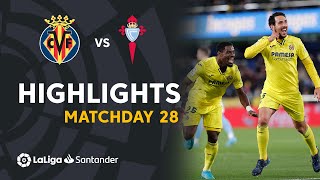 Resumen de Villarreal CF vs RC Celta (1-0)