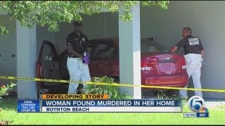 Boynton Beach woman murdered in her home