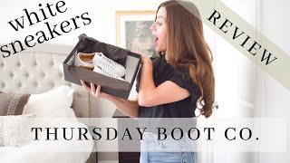 Thursday Boot Co Full White Sneaker Review | The Best Sneakers Of 2022? | Abby Brock