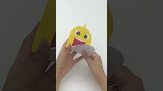 [#DIY] How to Make Paper Baby Shark Family #shorts