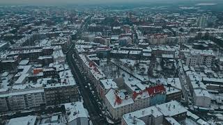 Zabrze z drona - widok okolicy ul.3maja /Ślęczka