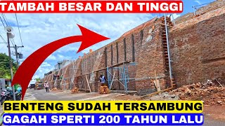 Tambah Besar dan Tinggi‼️ Benteng Semakin Gagah Terlihat - Revitalisasi Benteng Keraton Yogyakarta