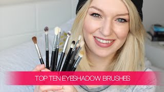 Top Ten Eyeshadow Brushes | Crownbrush UK