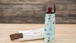 How to Sew a Wine Carrier - Pattern and Assembly