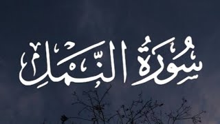 سورة النمل كاملة القارئ أحمد خضر  // Surah Al-Naml Ahmed Khedr