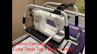 Cutie Table Top Frame Carriage Upgrade (Update with new Chariot Top Carriage)