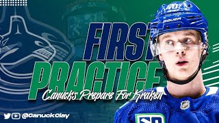 Canucks talk: Pettersson and Hughes practice with team; won’t play tonight vs. the Kraken