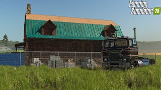 🔴LIVE: STARTING THE MASSIVE FARM BUILD FOR THE FARM!!! | Farming Simulator 25 Frontier Episode 10