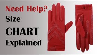 What Size Winter Gloves to get? Isotoner Spandex SmarTouch Gloves with Size Chart