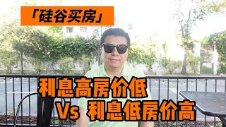 硅谷买房 利息高房价低 Vs 利息低房价高