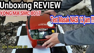 UNBOXING & REVIEW SMC8017 Rice Cooker Digital YONG MA - Test Ketahanan Masak Nasi 12 Jam