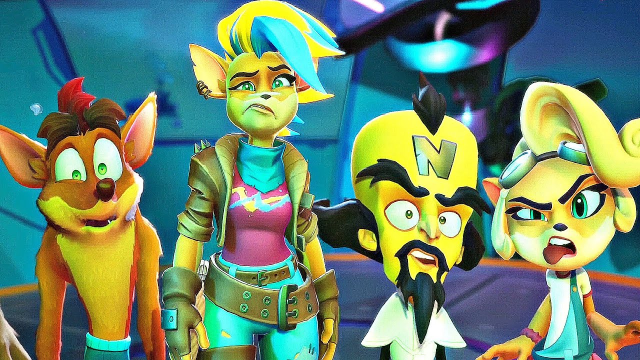 Crash Bandicoot 4 It S About Time All Cutscenes Full Movie Youtube