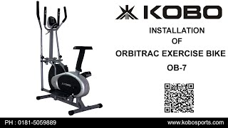 Kobo OB-7 Orbitrac Exercise Bike / Cycle Assembly Video