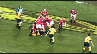 Jason Robinson Try for the Lions versus Australia 2001