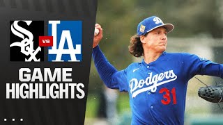 White Sox Vs Dodgers Game Highlights (2/26/26) MLB Highlights