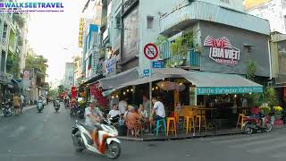 [4K]  🎭 Cultural Immersion: Exploring Bui Vien Walking Street, HCMC