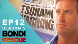 The Beach Is On Tsunami Watch! | Bondi Rescue - Season 5 Episode 12 (OFFICIAL UPLOAD)