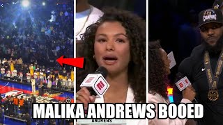 Malika Andrews BOOED LOUDLY At In Season Championship For Kobe Bryant Disrespect By Lakers Fans!