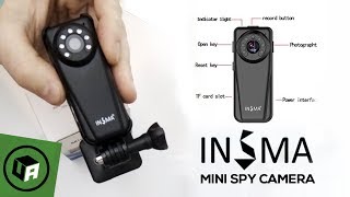 Best Spy Gadgets! Mini Body Hidden Spy Camera. Insma 1080p WiFi Spy Camera Review.