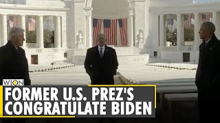 Former U.S. Presidents congratulate Biden as he joins office as 46th President | Inauguration 2021