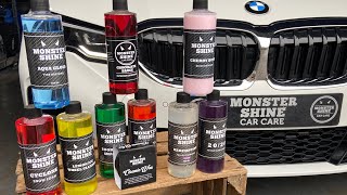 I VISIT MONSTERSHINE CAR CARE TO TRY OUT THEIR PRO VALET KIT \u0026 CERAMIC WAX #autodetailing