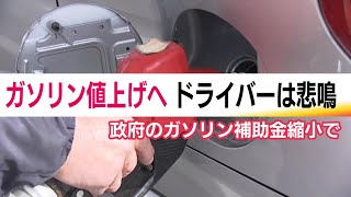 180円超えた…ガソリン補助金縮小　今後さらに値上げ　ドライバー悲鳴　レギュラー平均185円前後か　 (25/01/16 19:21)