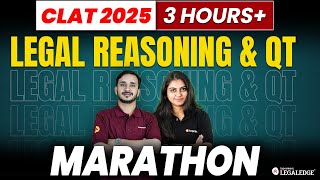 CLAT 2025: Legal Reasoning and Quantitative Techniques Marathon | CLAT 2025 Preparation