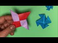 【origami top】cool shuriken shape【audio commentary available】 grandma s origami