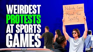 Top 3 WEIRDEST Protests At Sports Games 😲 | Clutch #Shorts