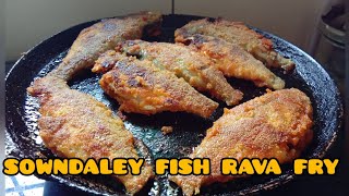 Sowndaley fish rava fry/ Goan fish fry/ easy recipe #trendingvideo #viralvideo #fishfry #friedfish