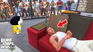 Shinchan and Franklin Surviving Zombie Outbreak Inside Franklin's House in GTA 5!