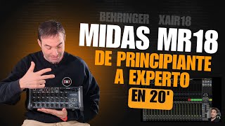 Midas MR18 & XR18 | Tutorial Completo | De cero a sonorizar un concierto en mesa digital