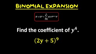 BINOMIAL THEOREM || BINOMIAL EXPANSION: FINDING THE COEFFICIENT