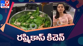 Rashmika prepares tasty omelette - TV9